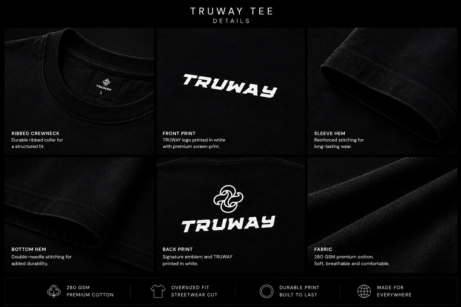 TRUWAY Tee — editorial view 2