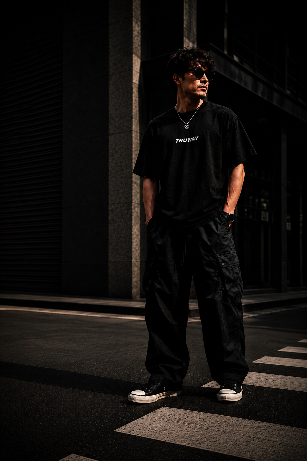 TRUWAY Tee in black