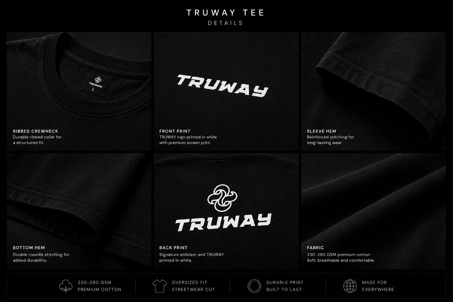 TRUWAY Tee — editorial view 2